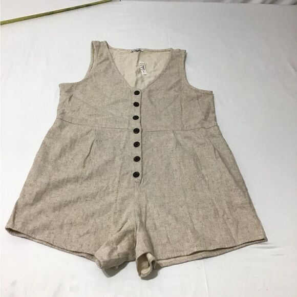 Madewell V-Neck Button-Down Romper New Size 12 - Picture 15 of 16
